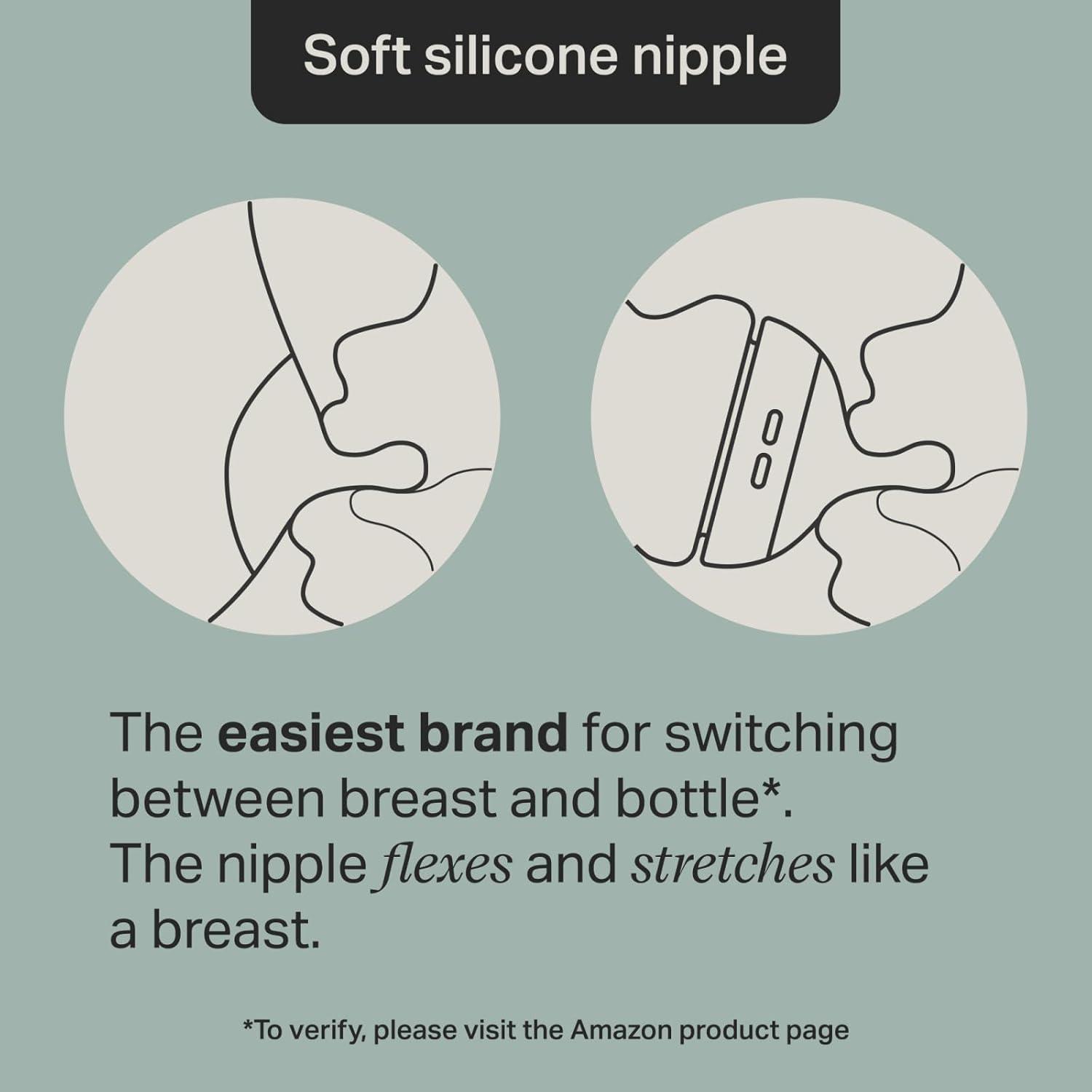 image:imageTommee Tippee Advanced AntiColic 12 Piece Set 5 oz and 9 oz BPA Free Bottles Newborn 0 Months Includes Slow amp MediumFlow BreastLike Nipples and Bottle Handles and Cleaning BrushClear 14 Pieces