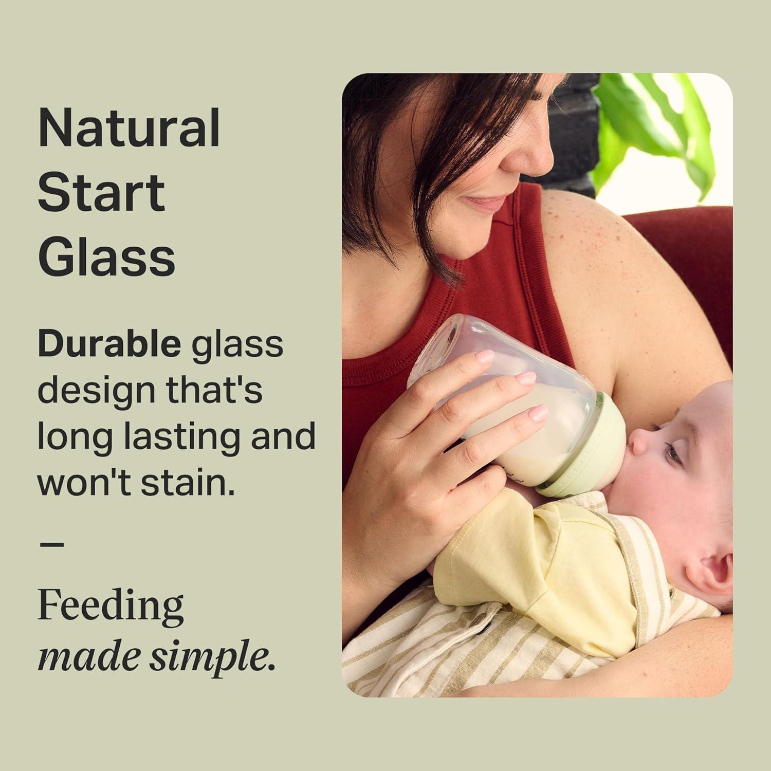 image:imageTommee Tippee Baby Bottles Natural Start AntiColic Baby Bottle with Slow Flow BreastLike Nipple 5oz 0m Baby Feeding Essentials Pack of 2
