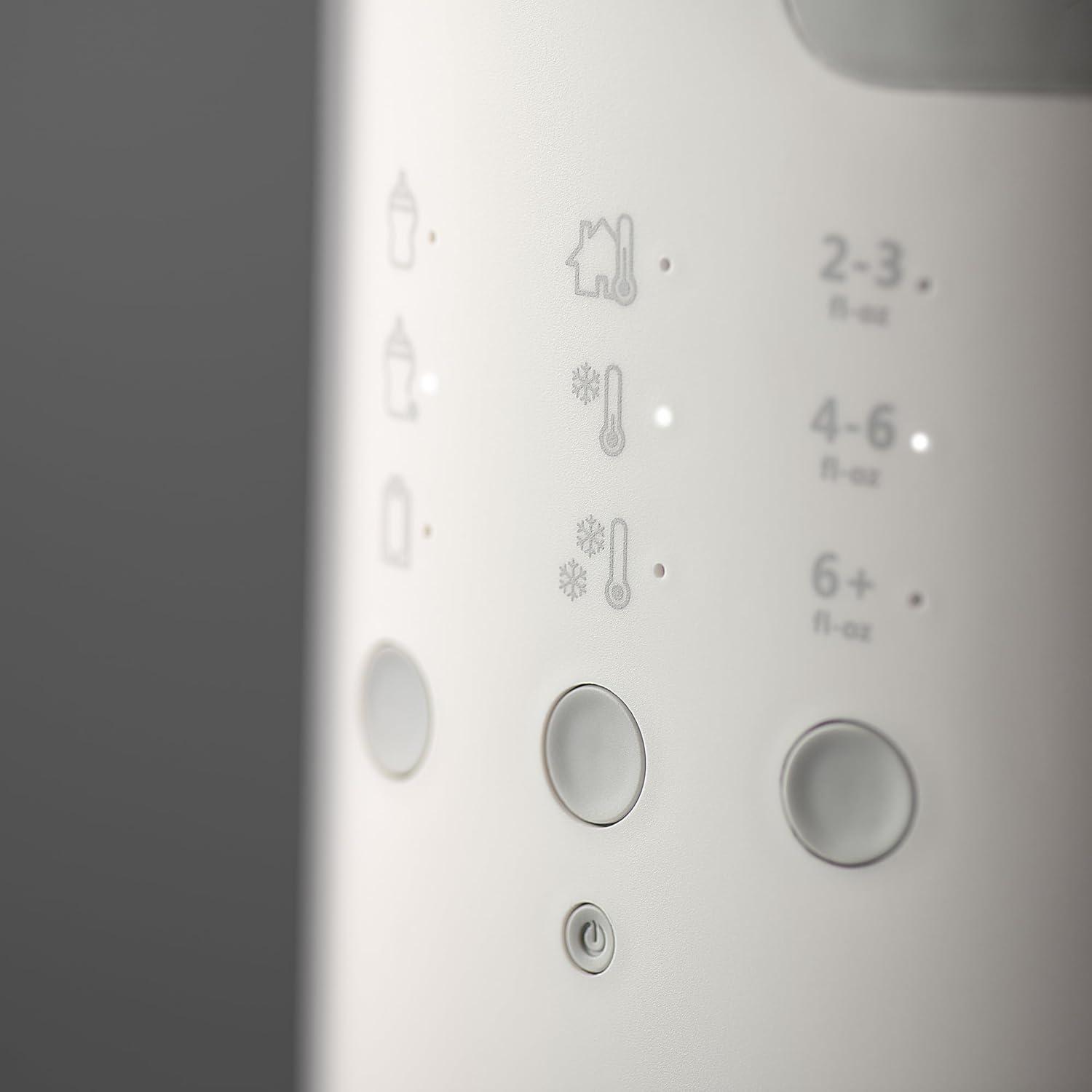 image:imageTommee Tippee Easiwarm Bottle Warmer Warms Breast Milk and Formula Bottles to Body Temperature in Minutes Automatic Timer OneDial Operation WhiteAllInOne