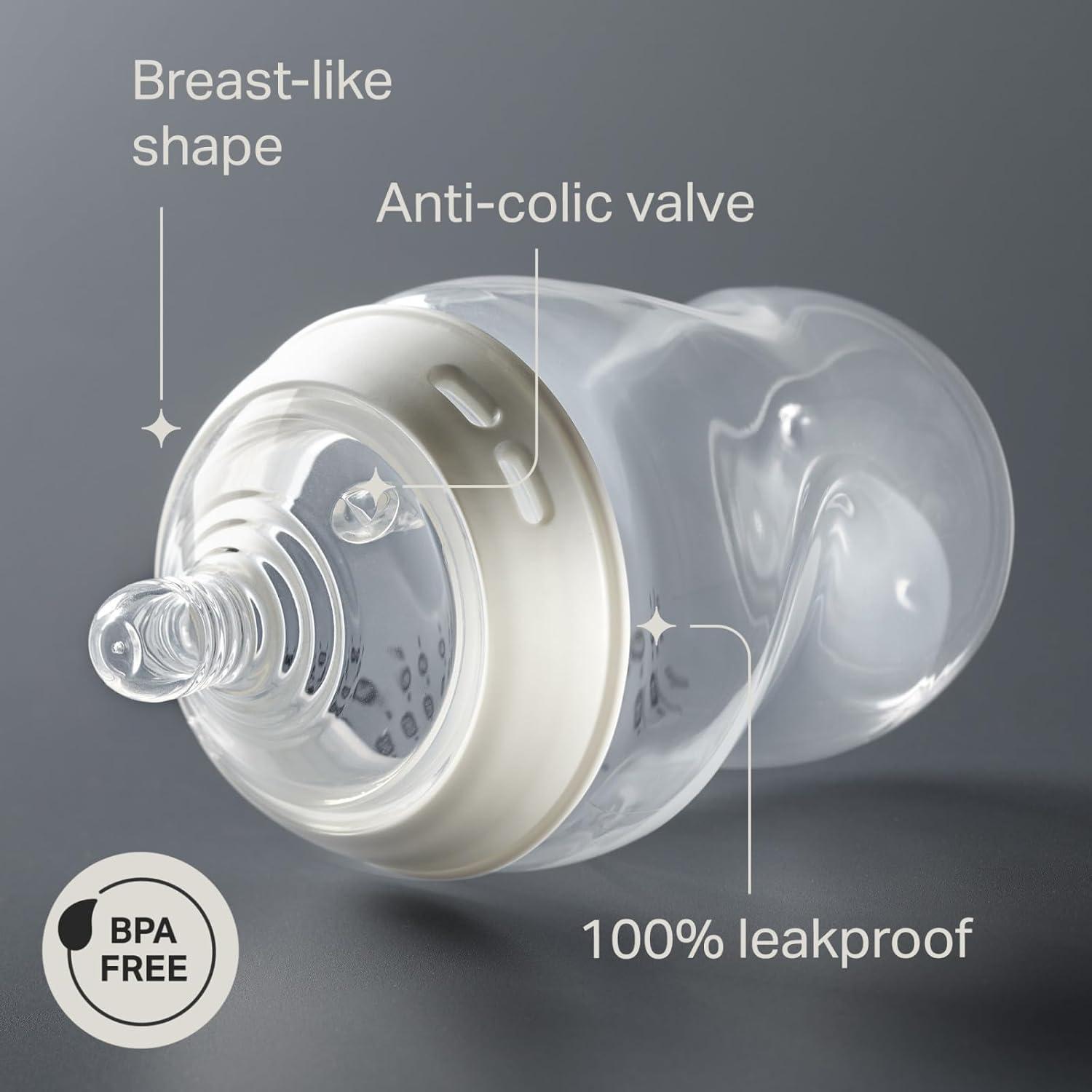 image:imageTommee Tippee Natural Start 14 Piece Baby Bottle Travel Bottle Warmer amp Pacifier Set 5 BPA Free Bottles 0 Months 2 Newborn Pacifiers 2 Extra Nipples 2 Formula Dispensers Bottle Brush PinkPinkTranslucent