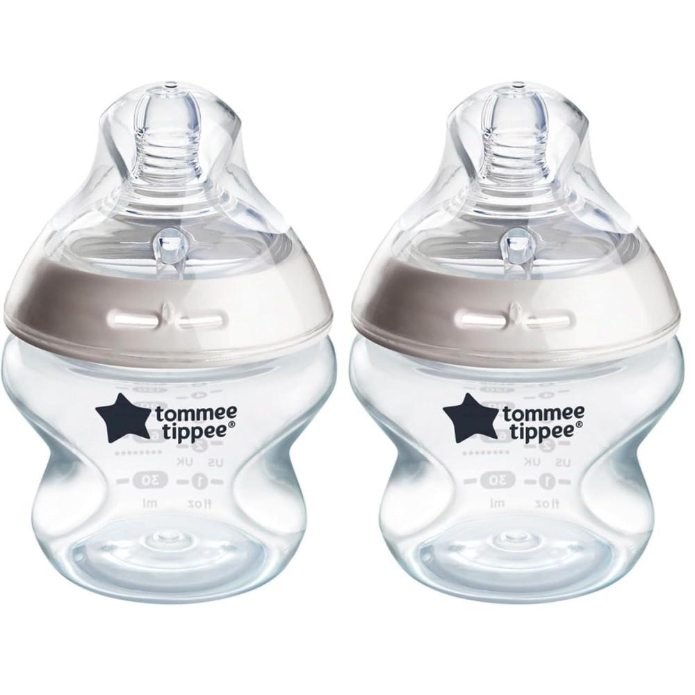 image:imageTommee Tippee Baby Bottles Natural Start AntiColic Baby Bottle with Slow Flow BreastLike Nipple 5oz 0m Baby Feeding Essentials Pack of 2