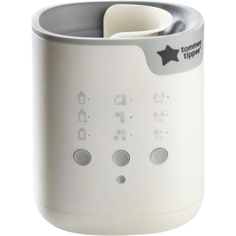 image:imageTommee Tippee Easiwarm Bottle Warmer Warms Breast Milk and Formula Bottles to Body Temperature in Minutes Automatic Timer OneDial Operation WhiteAllInOne