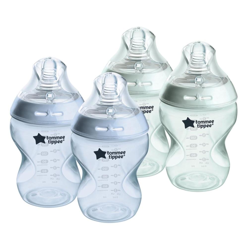 image:imageTommee Tippee Natural Start AntiColic 9 oz BPA Free Baby Bottles 0 Months Slow Flow BreastLike Nipple Self Sterilizing Designed for Seamless Transition Between Bottle amp Breast FiestaPack of 6Blues