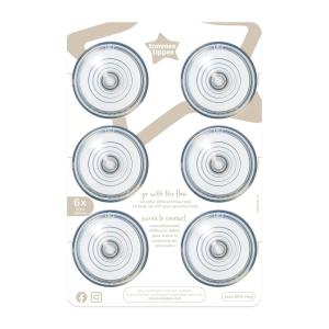 image:imageTommee Tippee Advanced AntiColic Baby Bottle Nipples BreastLike Soft Silicone Fast Flow 6 Months Pack of 66 Count Pack of 1
