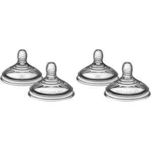 image:imageTommee Tippee Advanced AntiColic Baby Bottle Nipples BreastLike for A Natural Latch Soft Silicone Slow Flow 0 Months Pack of 22 Count Pack of 2