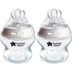 image:imageTommee Tippee Baby Bottles Natural Start AntiColic Baby Bottle with Slow Flow BreastLike Nipple 5oz 0m Baby Feeding Essentials Pack of 2
