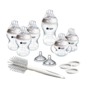 image:imageTommee Tippee Natural Start 14 Piece Baby Bottle Travel Bottle Warmer amp Pacifier Set 5 BPA Free Bottles 0 Months 2 Newborn Pacifiers 2 Extra Nipples 2 Formula Dispensers Bottle Brush PinkNeutral