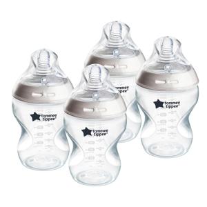 image:imageTommee Tippee Natural Start AntiColic 9 oz BPA Free Baby Bottles 0 Months Slow Flow BreastLike Nipple Self Sterilizing Designed for Seamless Transition Between Bottle amp Breast FiestaPack of 6Clear