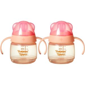 image:imageTommee Tippee Starter Weighted Straw Baby amp Toddler 10oz Sippy Cup for 6 Months with Silicone Weighted Straw and EasyHold Handles BPA Free Blue amp Green Pack of 2Pink