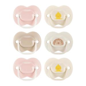 image:imageTommee Tippee Ultimate Fit Newborn Pacifiers 06 Months Extra Air Holes Symmetrical Nipple and Shield 100 BPA Free Silicone Dishwasher amp Sterilizer Safe Pink and Beige Pack of 4PinkBeige