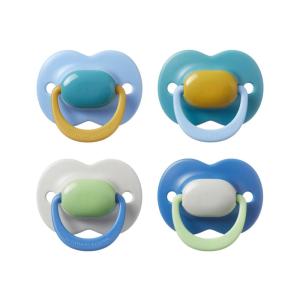 image:imageTommee Tippee Ultimate Fit Pacifiers 1836 Months Extra Air Holes Symmetrical Nipple and Shield 100 BPA Free Silicone Dishwasher and Sterilizer Safe Pink and Purple Pack of 4Blue  Green
