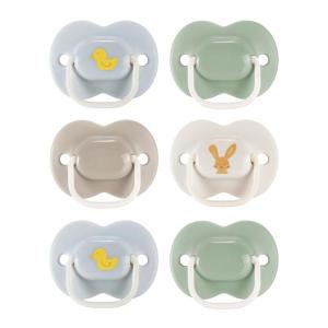 image:imageTommee Tippee Ultimate Fit Pacifiers 618 Months Extra Air Holes Symmetrical Nipple and Shield 100 BPA Free Silicone Dishwasher and Sterilizer Safe Pink and Orange Pack of 4Green  Brown