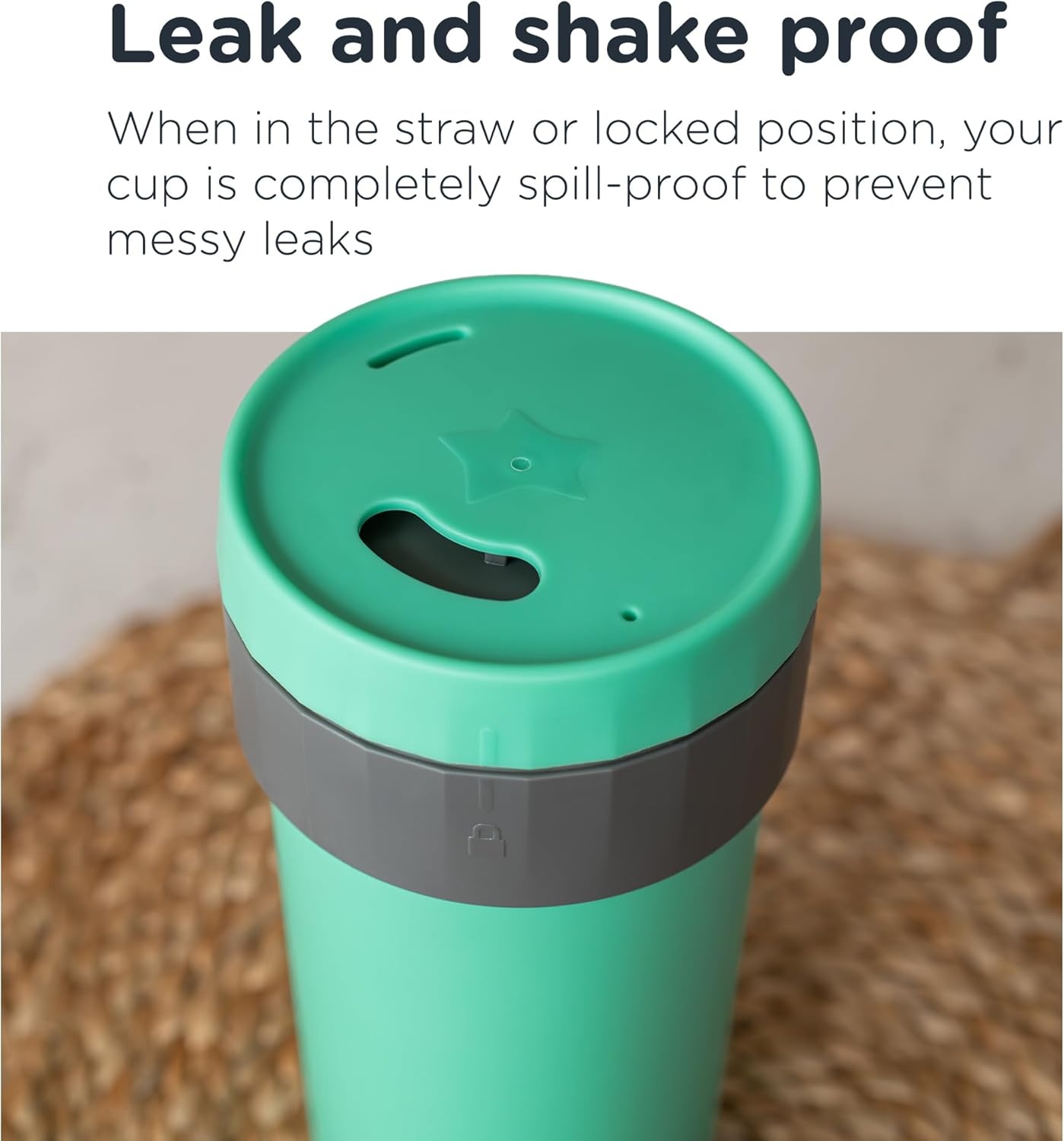 image:imageTommee Tippee 3in1 Insulated 10oz Convertible Cup 18m NonSpill MultiUse Cup for Toddlers 13 LeakProof BiteResistant and BPA Free Teal Pack of 110 Ounces Pack of 1
