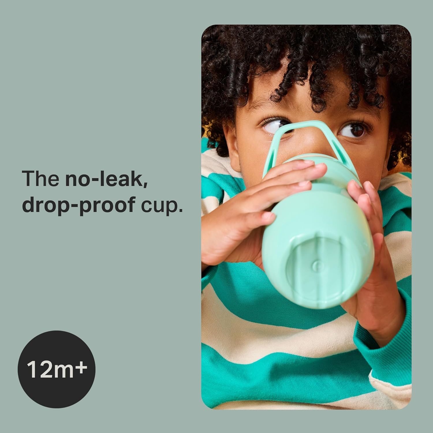 image:imageTommee Tippee Insulated 9oz Sporty Spout Toddler Water Bottle No Spill Sippy Cups for Toddlers 13 TwoPiece Valve Helps Stop Spills Green amp Red BPA Free Pack of 2Pink Mint