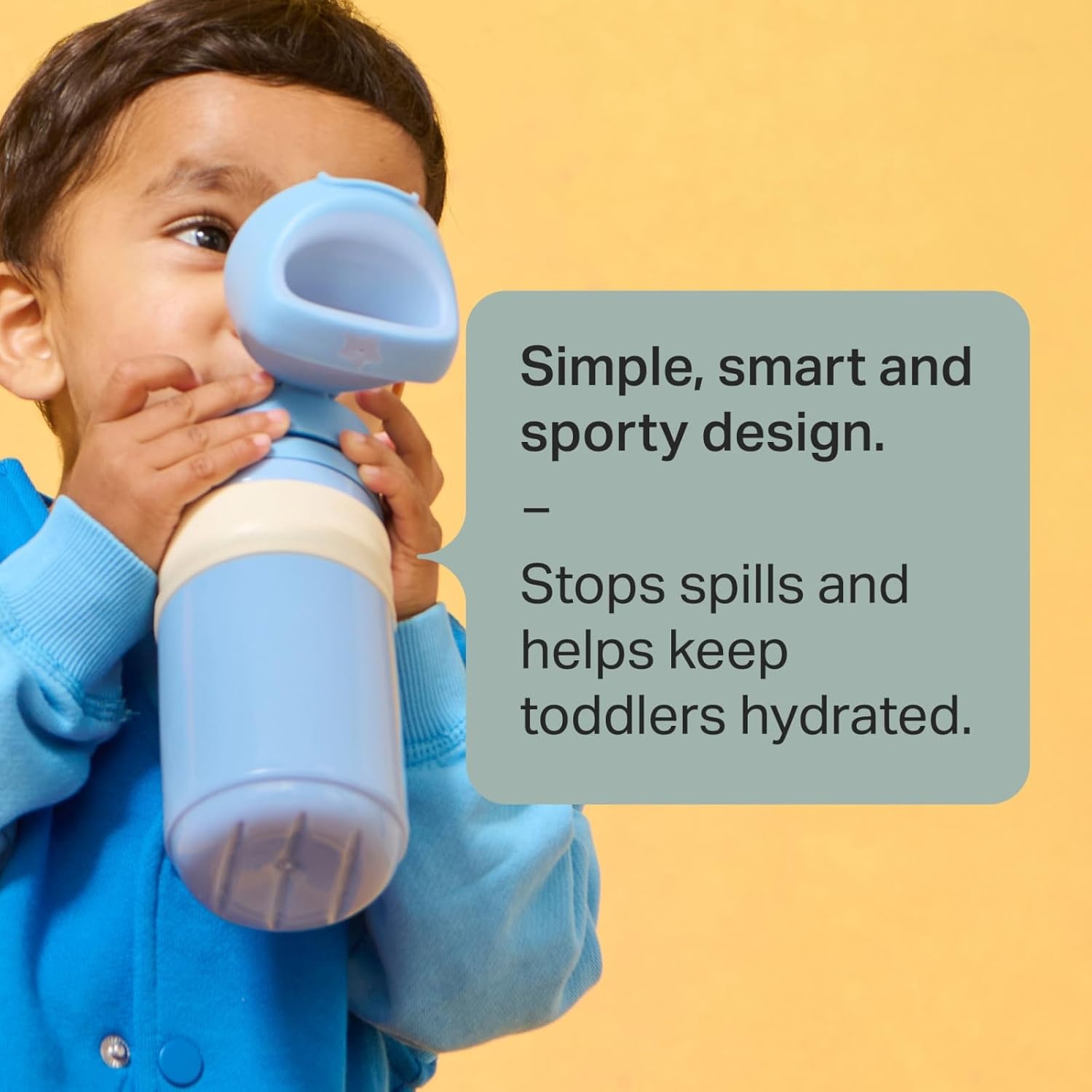 image:imageTommee Tippee Insulated Flip Top Sporty SpillProof 11oz Toddler Water Bottle Sippy Cups for Toddlers 13 PushToOpen Lid Helps Keep Spout Clean BPA Free Blue and Red Pack of 2