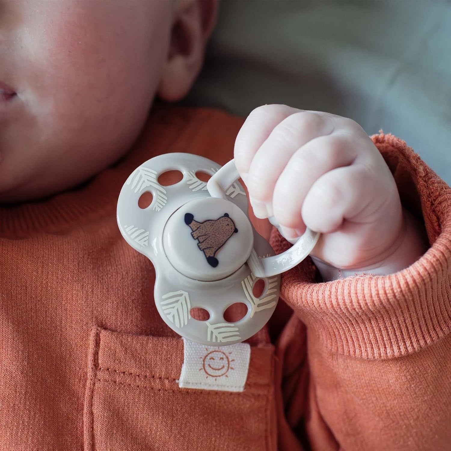 image:imageTommee Tippee Anytime Matte Pacifiers 1836 Months Symmetrical Baglet BPAFree Binkies Yellow Green and Beige Pack of 6