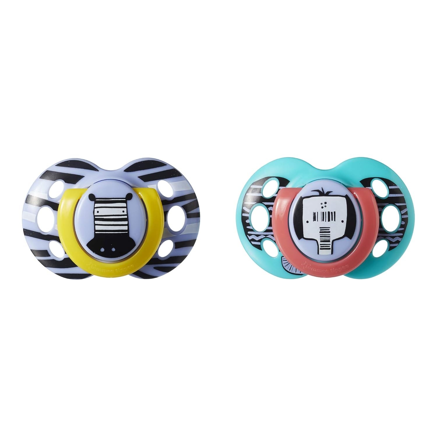 image:imageTommee Tippee Fun Style Pacifier 1836 Months Symmetrical Baglet BPAFree Binkies Colors And Designs May Vary Pack of 2
