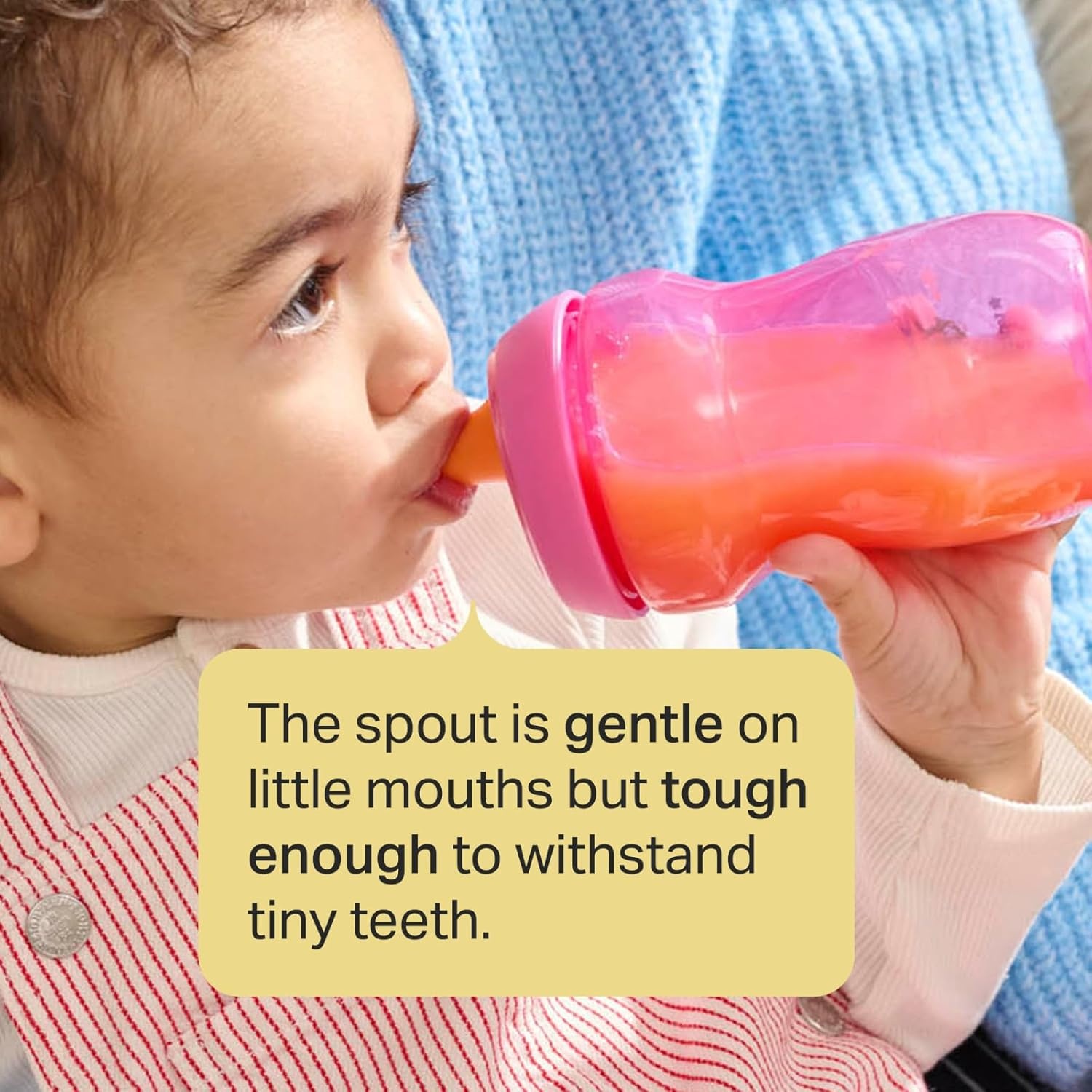image:imageTommee Tippee Sporty Bottle 10oz Sippy Cups for Toddlers 13 SpillProof Bite Resistant Spout Easy to Hold Design BPA Free Pack of 3 Pink Red and OrangePurple Red and Orange Pack of 6