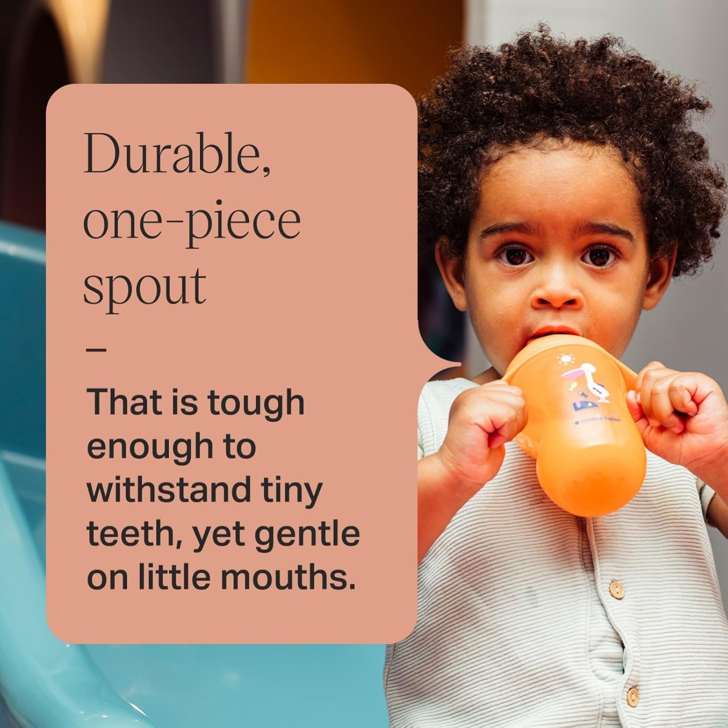 image:imageTommee Tippee Sporty Bottle 10oz Sippy Cups for Toddlers 13 SpillProof Bite Resistant Spout Easy to Hold Design BPA Free Pack of 3 Pink Red and OrangeBlue Orange and Green