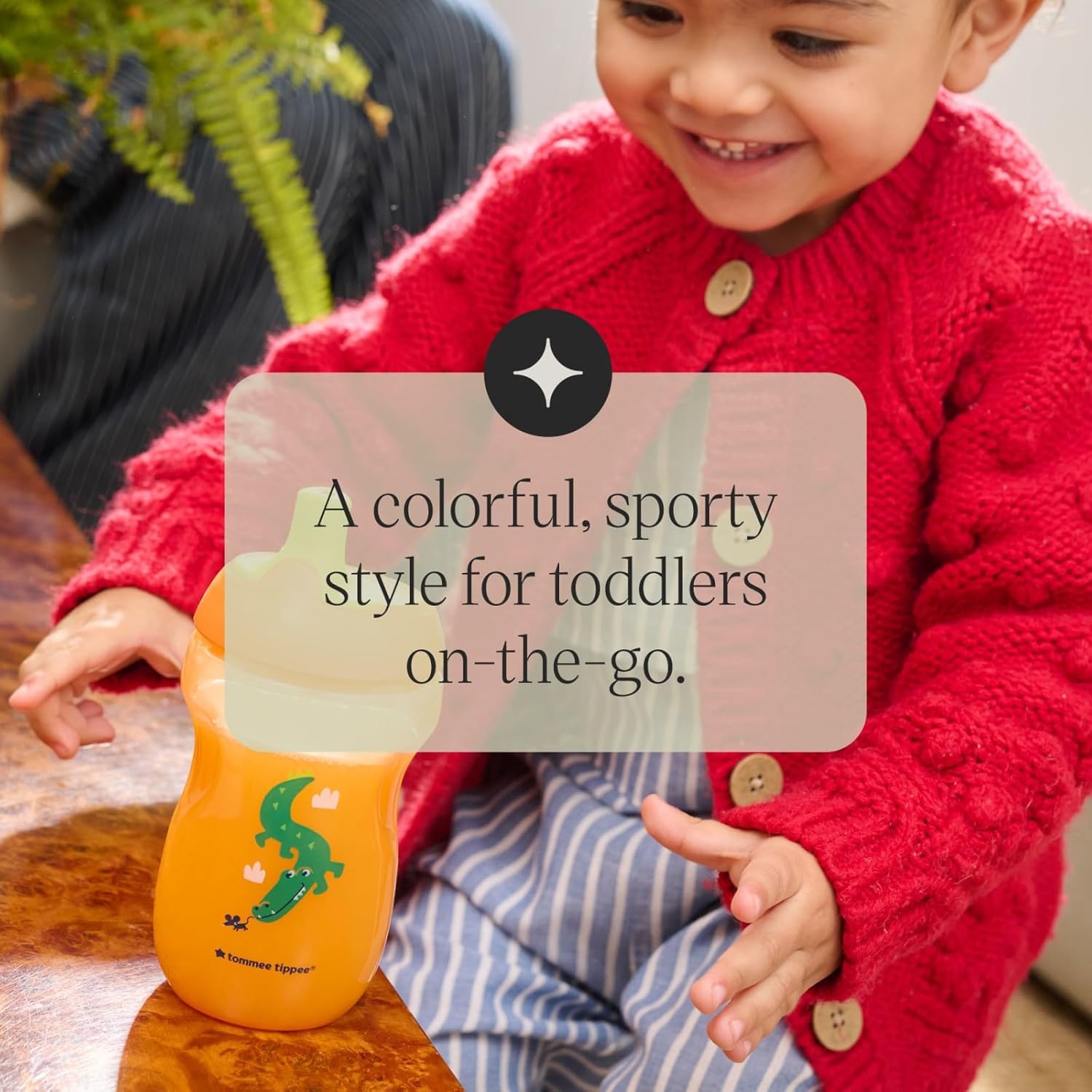 image:imageTommee Tippee Sporty Bottle 10oz Sippy Cups for Toddlers 13 SpillProof Bite Resistant Spout Easy to Hold Design BPA Free Pack of 3 Pink Red and OrangePurple Red and Orange Pack of 6