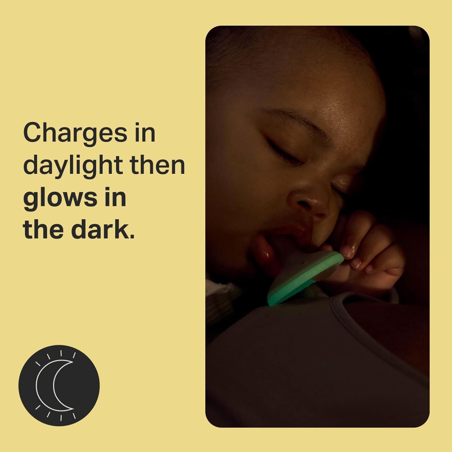 image:imageTommee Tippee BreastLike Night Newborn Pacifier 06 Months BreastLike Baglet BPAFree Binkies Glow in The Dark Technology OrangeBlue Pack of 4YellowGreen