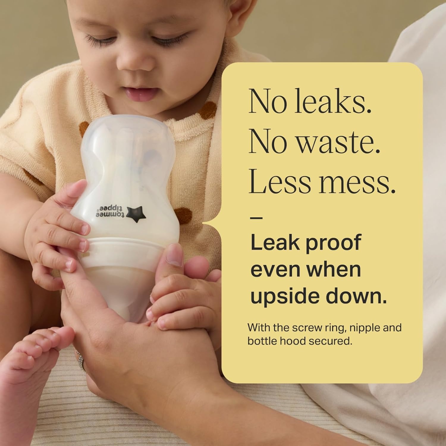 image:imageTommee Tippee Natural Start AntiColic 5 oz BPA Free Baby Bottle Newborn 0 months Slow Flow BreastLike Nipple SelfSterilizing Designed for Seamless Transition Between Bottle amp Breast Pack of 1Clear Pack of 2