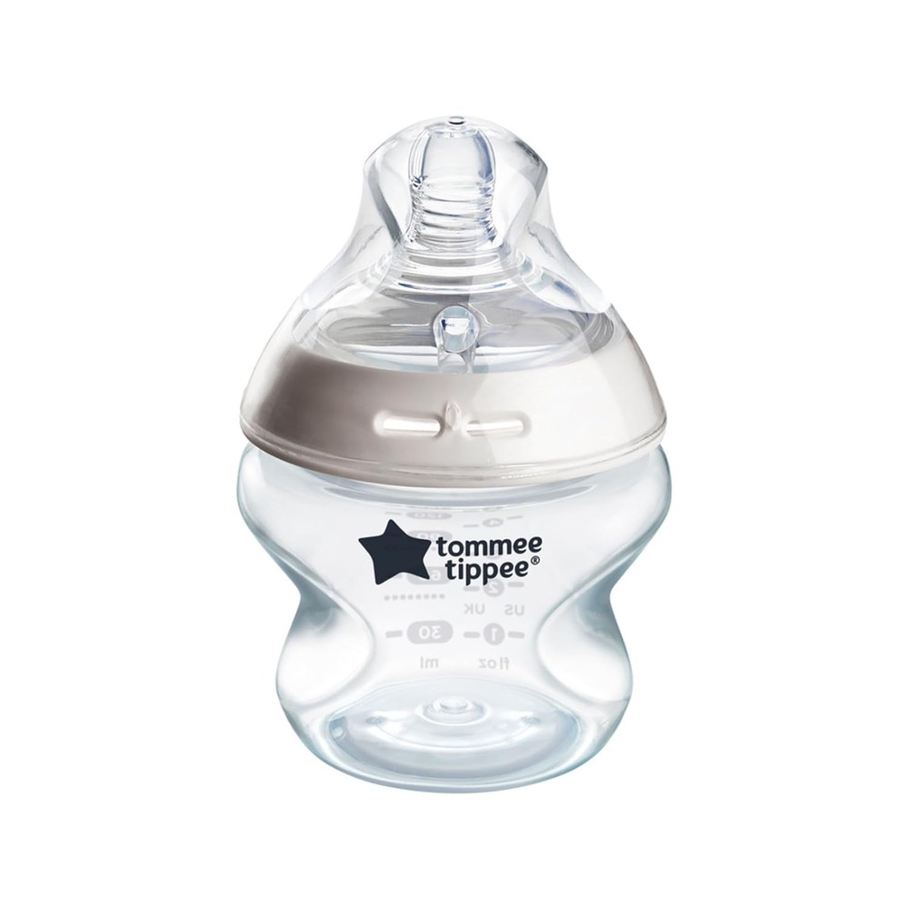 image:imageTommee Tippee Natural Start AntiColic 5 oz BPA Free Baby Bottle Newborn 0 months Slow Flow BreastLike Nipple SelfSterilizing Designed for Seamless Transition Between Bottle amp Breast Pack of 1Clear Pack of 1